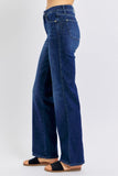 Judy Blue Full Size Tummy Control Straight Jeans - Trendsi