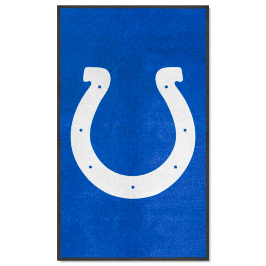 Indianapolis Colts 3X5 High-Traffic Mat with Durable Rubber Backing - Portrait Orientation