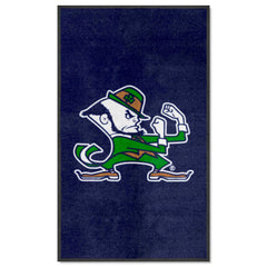 Notre Dame 3X5 High-Traffic Mat with Durable Rubber Backing - Portrait Orientation