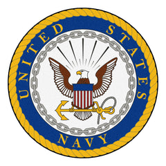 U.S. Navy 44in. Round Mat 