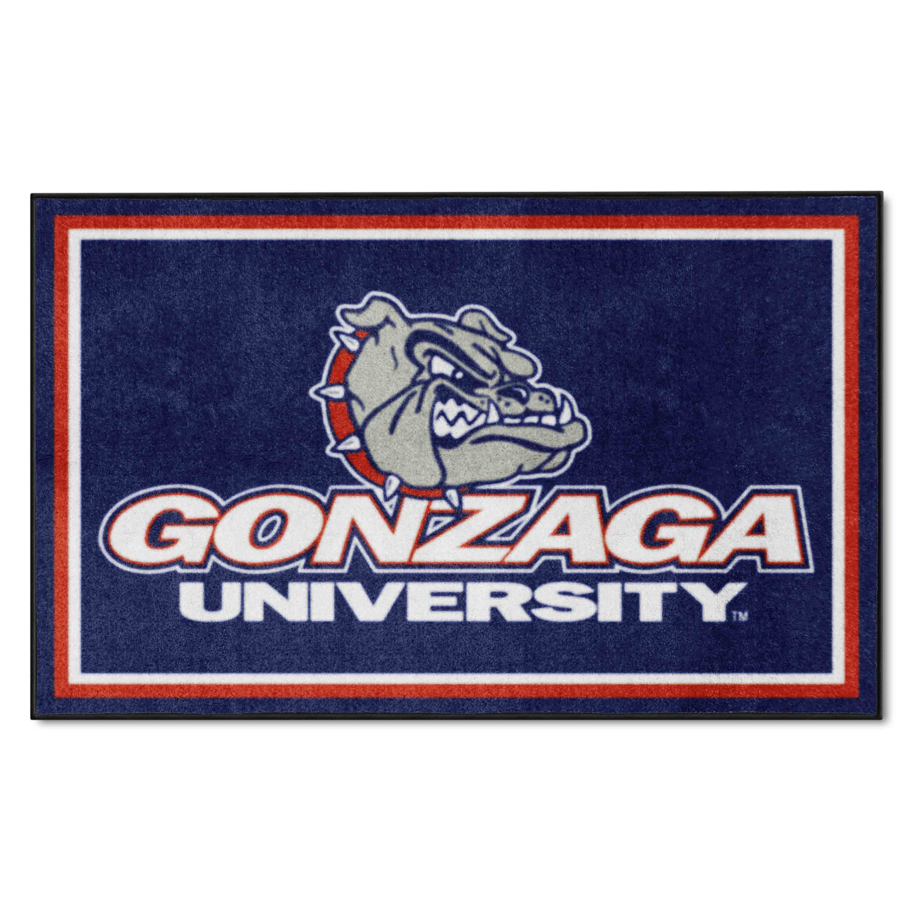 Gonzaga Bulldogs 4ft. x 6ft. Plush Area Rug