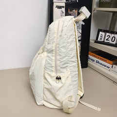 Drawstring Nylon Backpack Bag - Trendsi