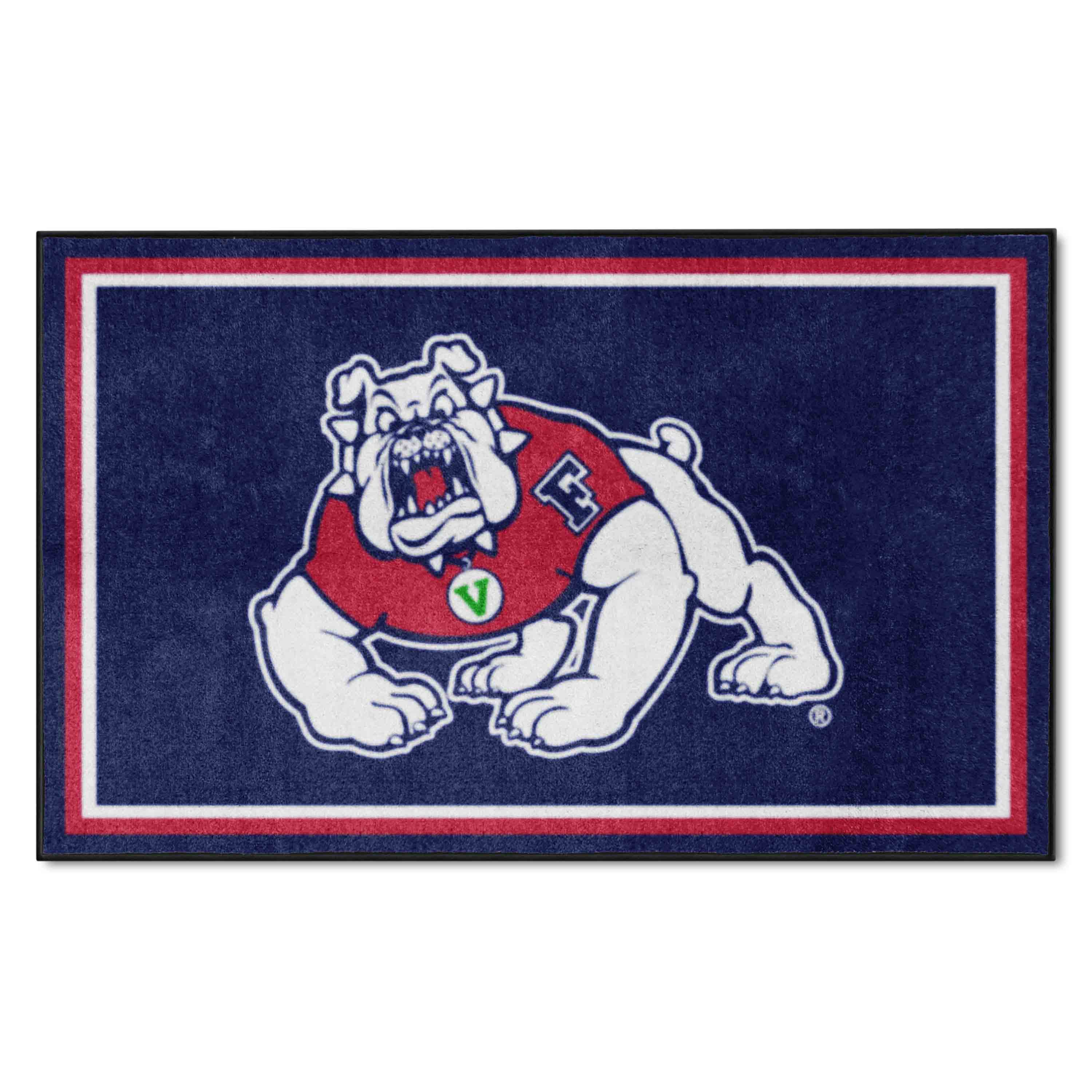 Fresno State Bulldogs 4ft. x 6ft. Plush Area Rug