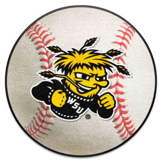 Wichita State Shockers Baseball Rug - 27in. Diameter