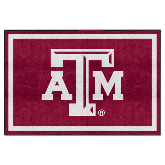 Texas A&M Aggies 5ft. x 8 ft. Plush Area Rug