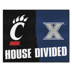 House Divided - Xavier / Cincinnati House Divided House Divided Rug - 34 in. x 42.5 in. - House Divided - Xavier / Cincinnati