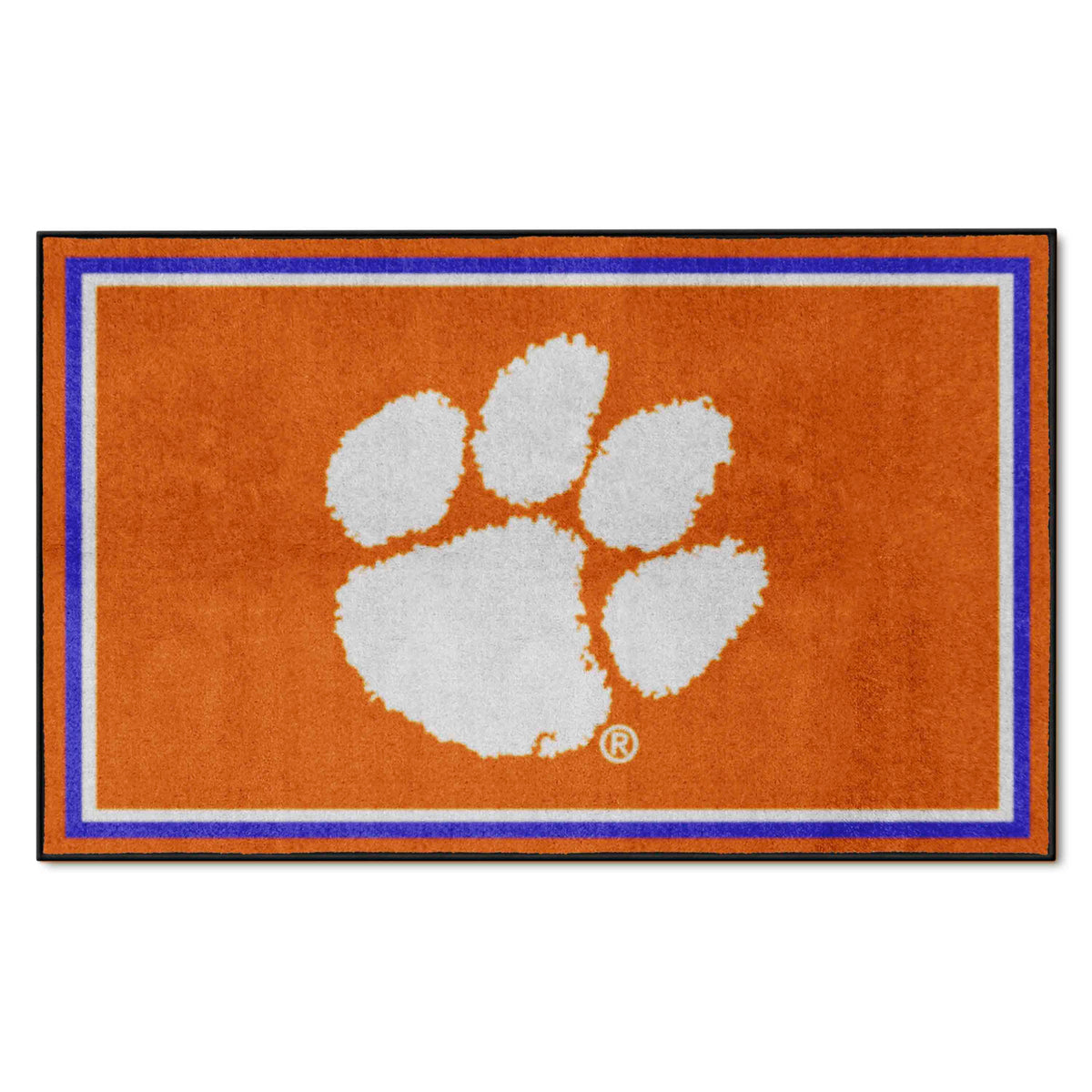 Clemson Tigers 4ft. x 6ft. Plush Area Rug - Clemson