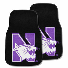 Northwestern Wildcats Front Carpet Car Mat Set - 2 Pieces