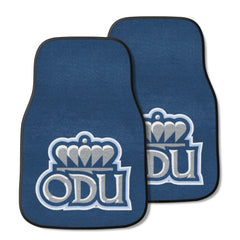 Old Dominion Monarchs Front Carpet Car Mat Set - 2 Pieces