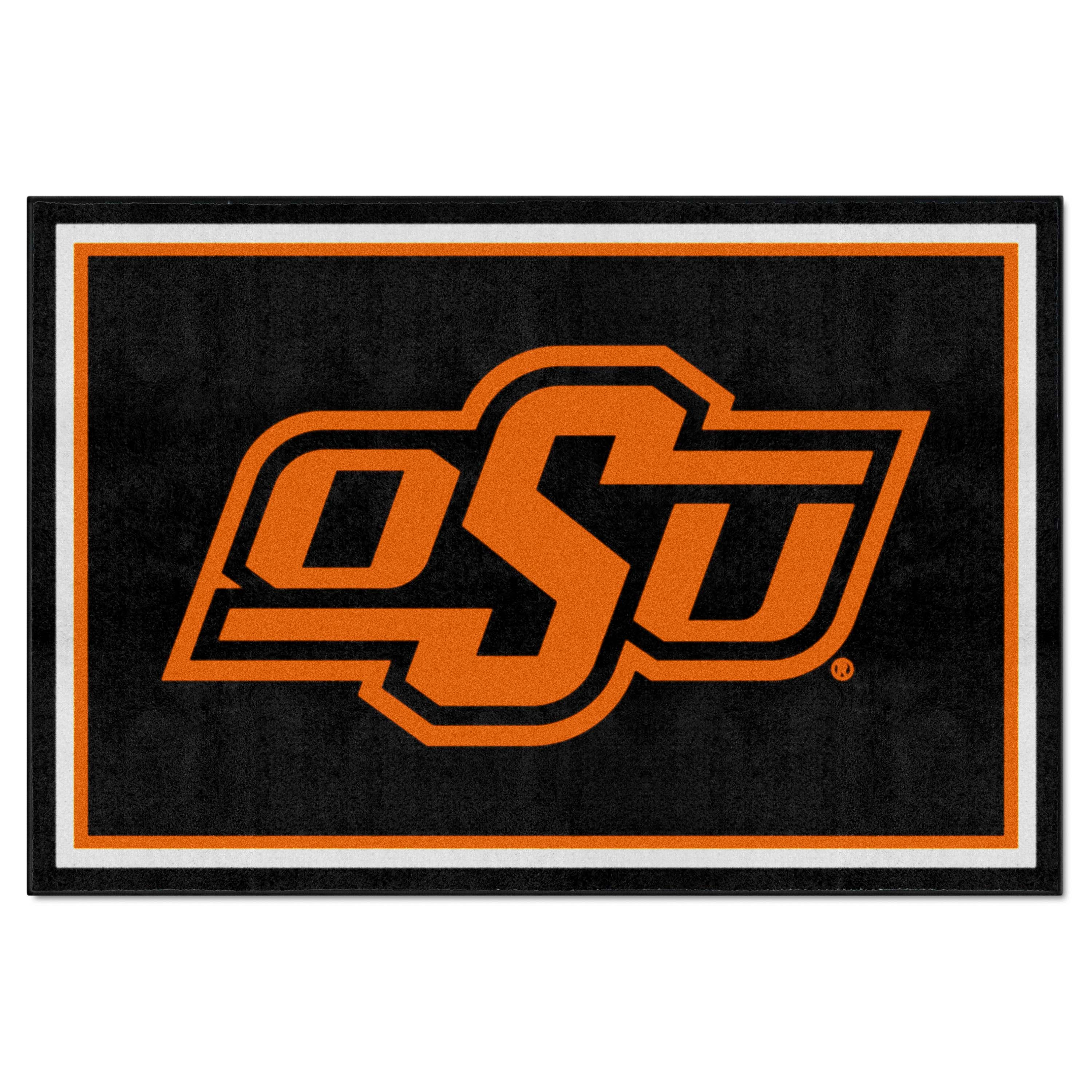 Oklahoma State Cowboys 5ft. x 8 ft. Plush Area Rug