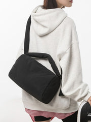 Puffy Nylon Medium Crossbody Bag - Trendsi