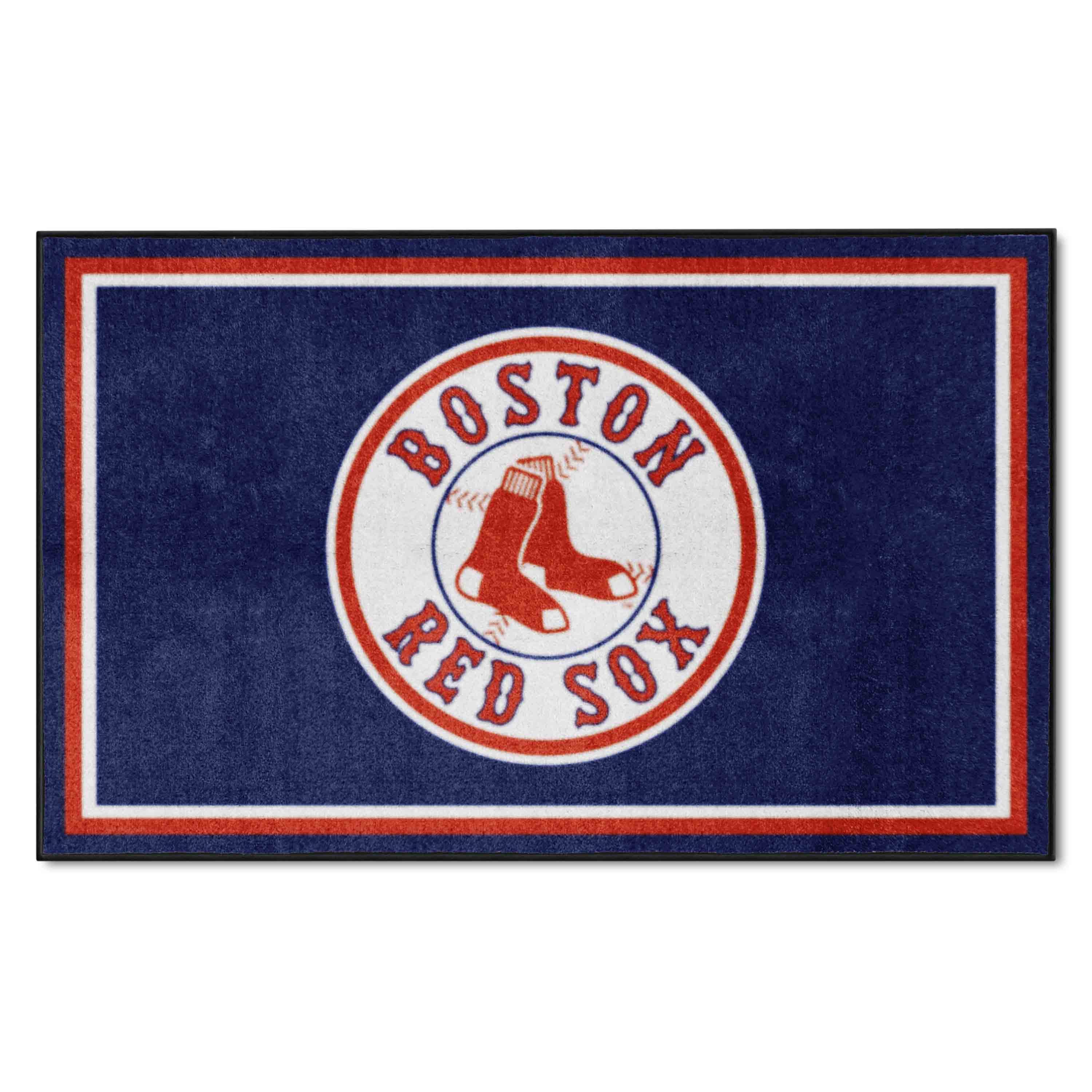 Boston Red Sox 4ft. x 6ft. Plush Area Rug