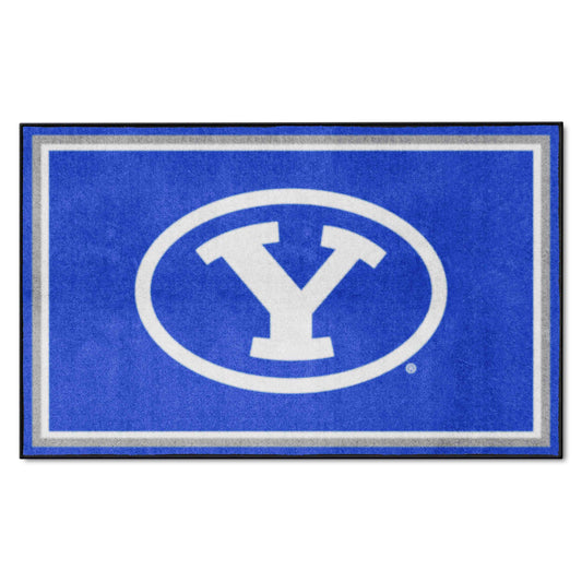 BYU Cougars 4ft. x 6ft. Plush Area Rug