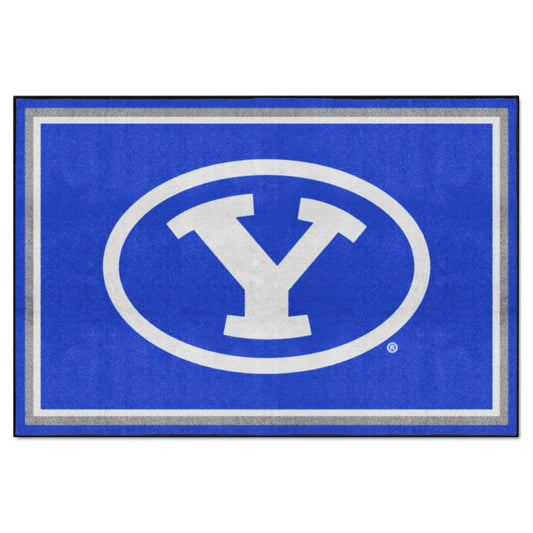 BYU Cougars 5ft. x 8 ft. Plush Area Rug - BYU