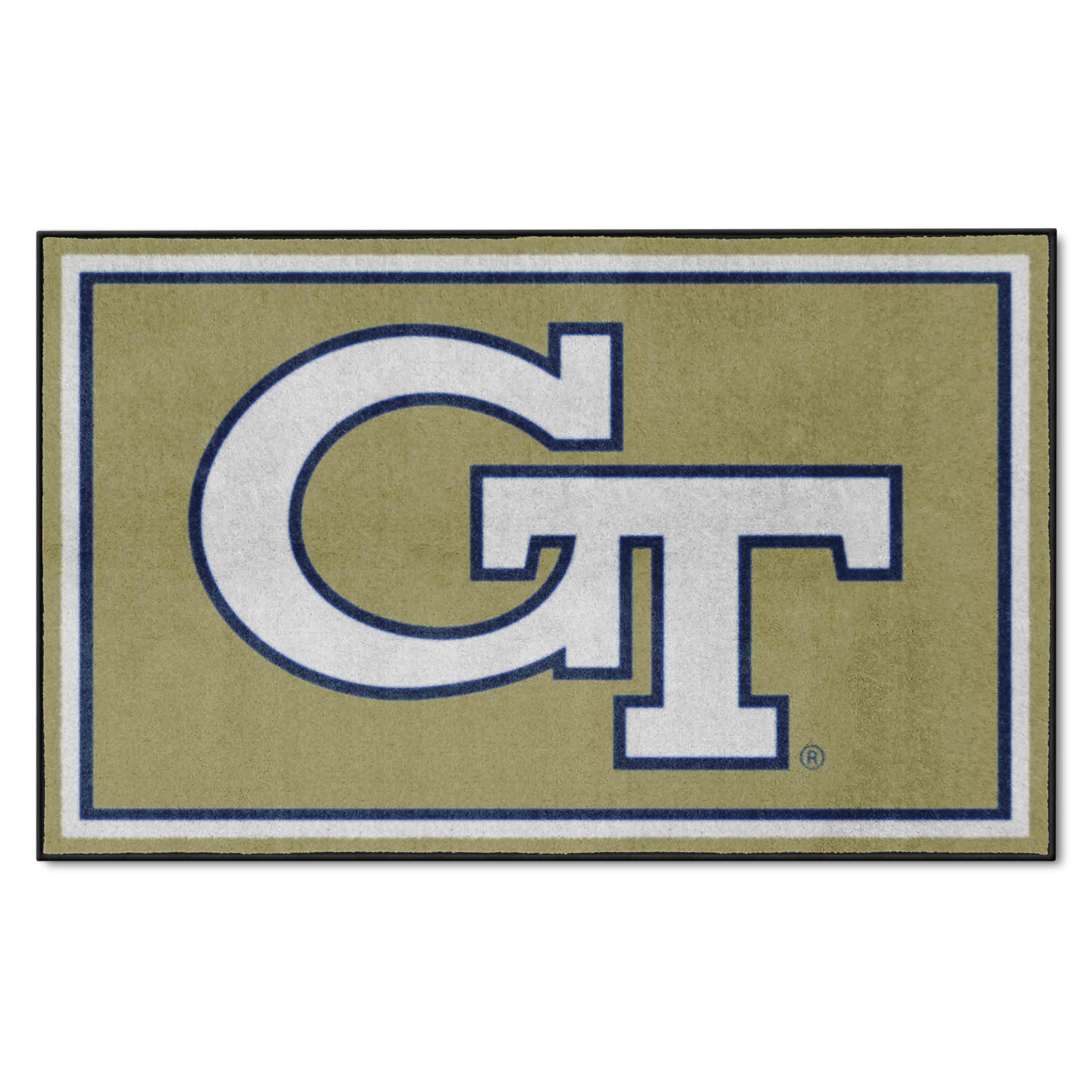 Georgia Tech Yellow Jackets 4ft. x 6ft. Plush Area Rug, GT