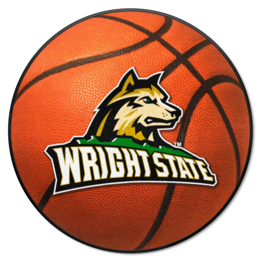 Wright State Raiders Basketball Rug - 27in. Diameter