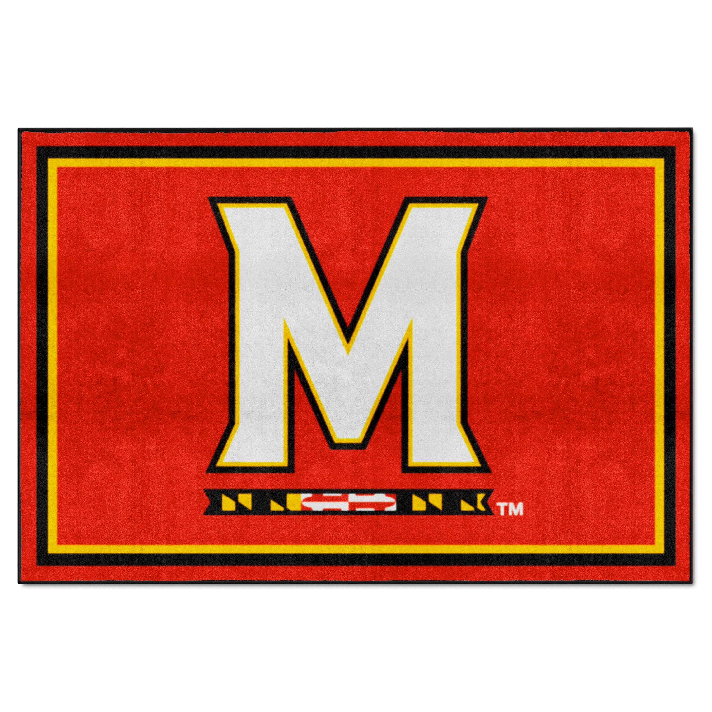 Maryland Terrapins 5ft. x 8 ft. Plush Area Rug