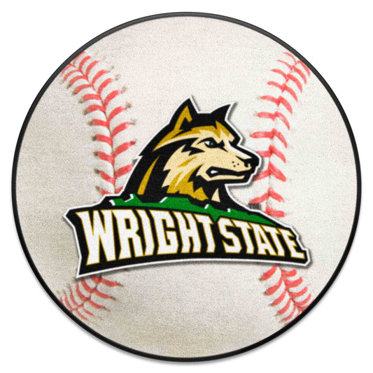 Wright State Raiders Baseball Rug - 27in. Diameter