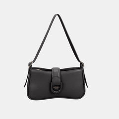 David Jones PU Leather Shoulder Bag - Trendsi