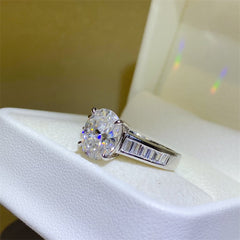 3 Carat Moissanite 925 Sterling Silver Ring Trendsi