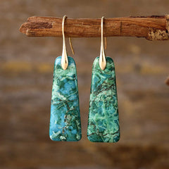 Copper Natural Stone Earrings - Trendsi