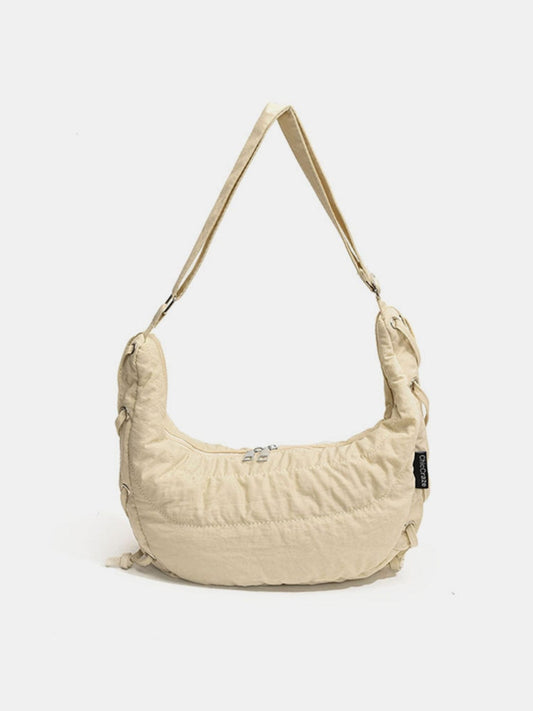 Lace-Up Polyester Crossbody Bag - Trendsi