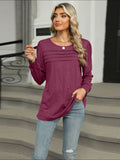 Round Neck Long Sleeve T-Shirt