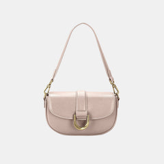 David Jones PU Leather Shoulder Bag - Trendsi