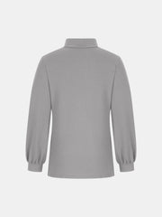 Full Size Mock Neck Long Sleeve T-Shirt