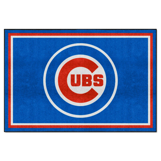 Chicago Cubs 5ft. x 8 ft. Plush Area Rug - Chicago Cubs