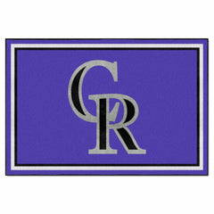 Colorado Rockies 5ft. x 8 ft. Plush Area Rug - Colorado Rockies