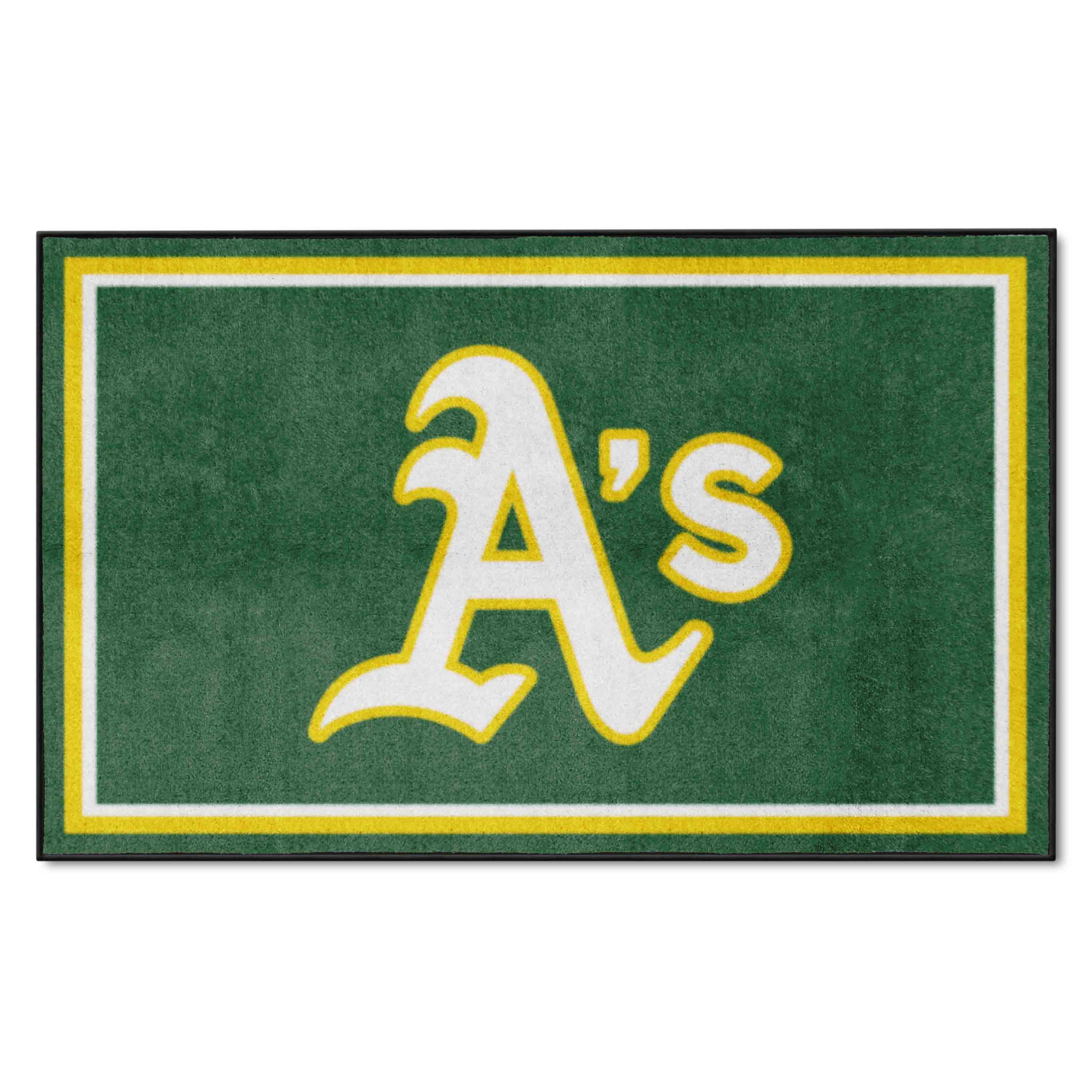 Oakland Athletics 4ft. x 6ft. Plush Area Rug