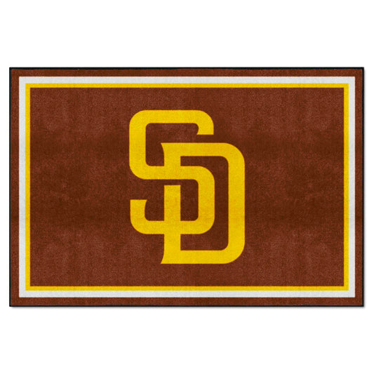 San Diego Padres 5ft. x 8 ft. Plush Area Rug