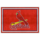 St. Louis Cardinals 5ft. x 8 ft. Plush Area Rug