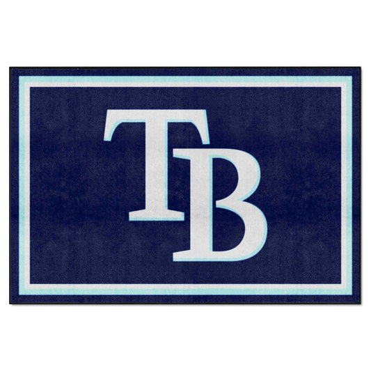 Tampa Bay Rays 5ft. x 8 ft. Plush Area Rug