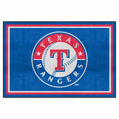 Texas Rangers 5ft. x 8 ft. Plush Area Rug