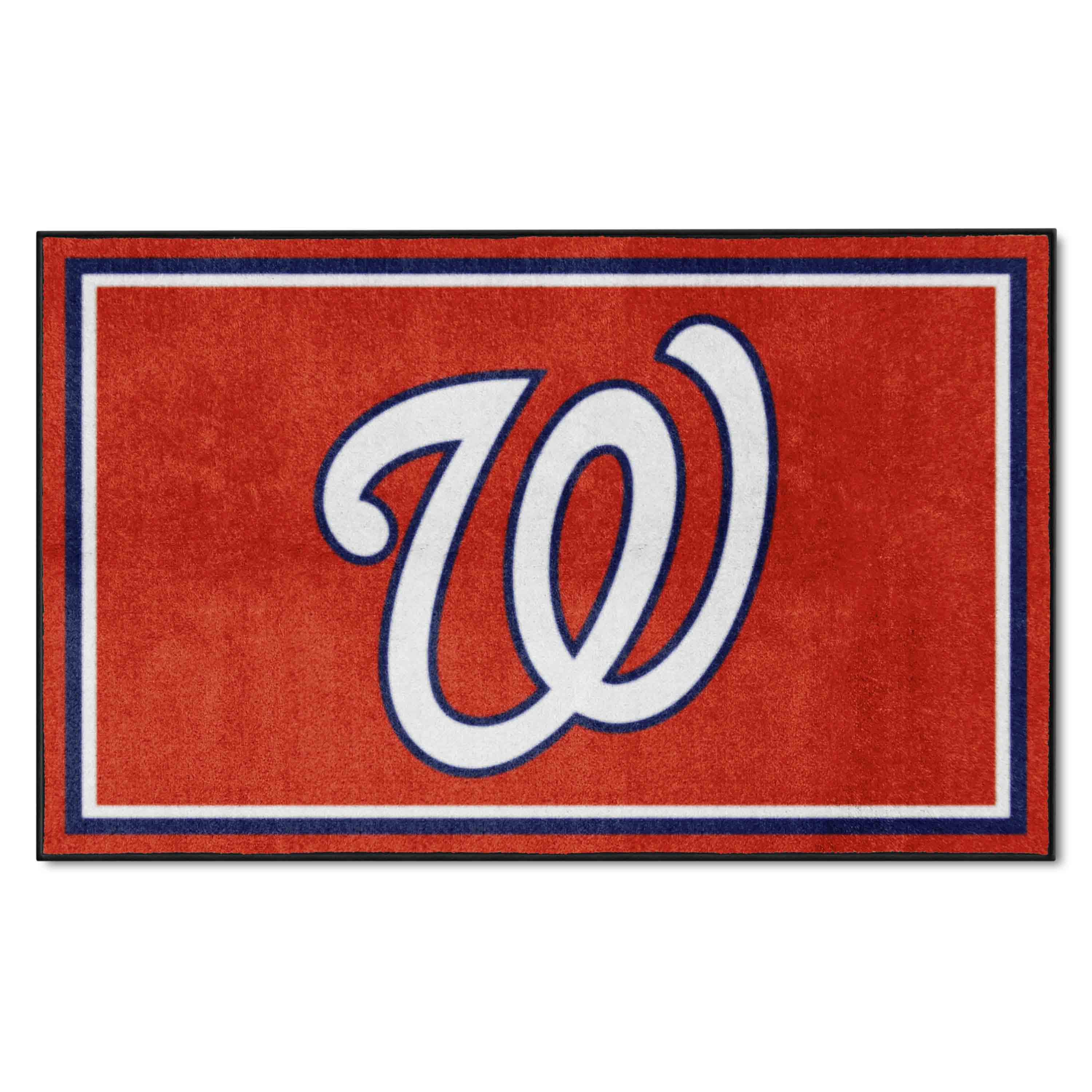 Washington Nationals 4ft. x 6ft. Plush Area Rug