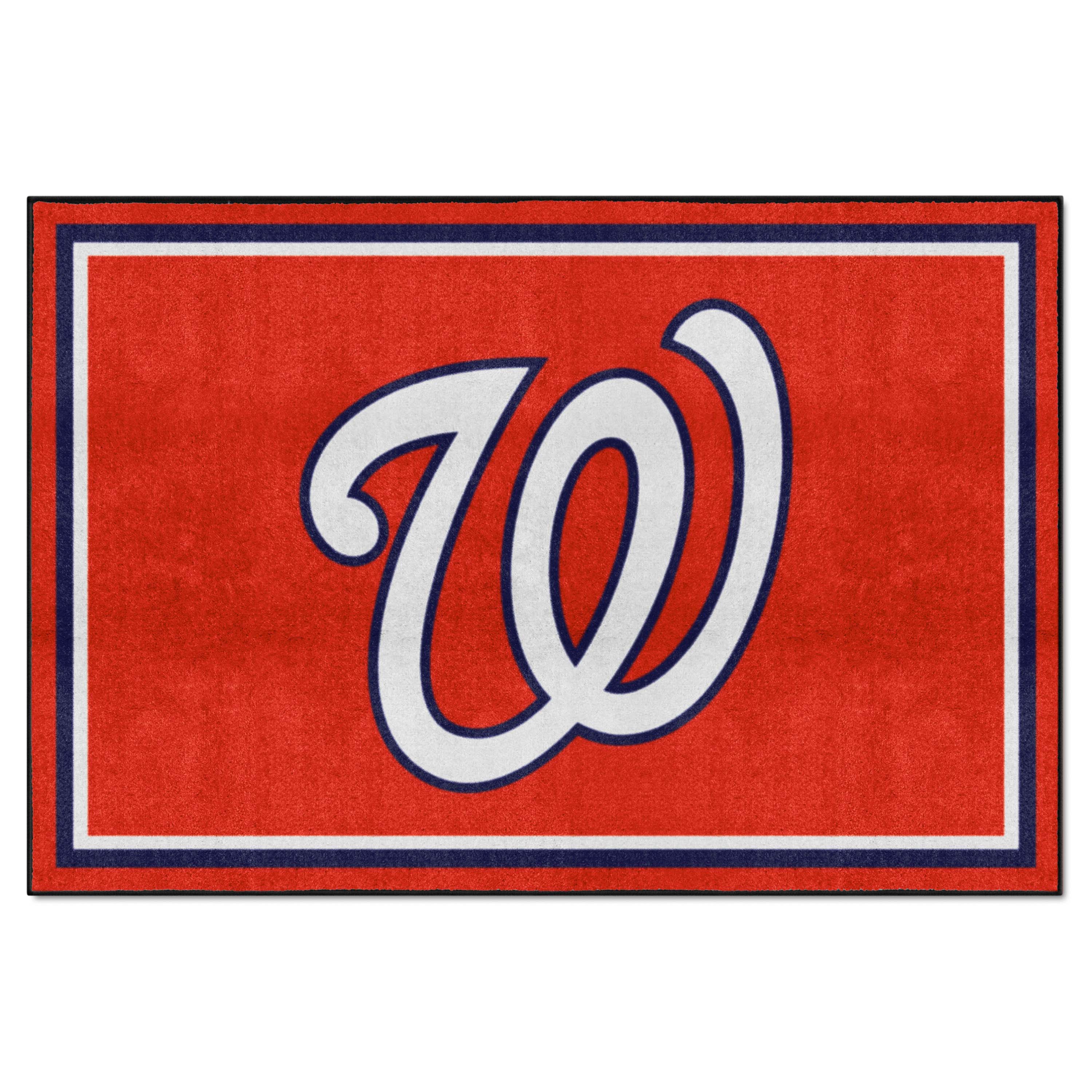 Washington Nationals 5ft. x 8 ft. Plush Area Rug