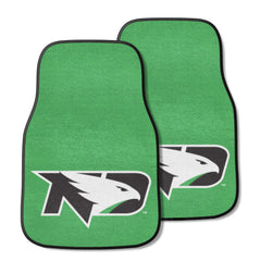 North Dakota Fighting Hawks Front Carpet Car Mat Set - 2 Pieces