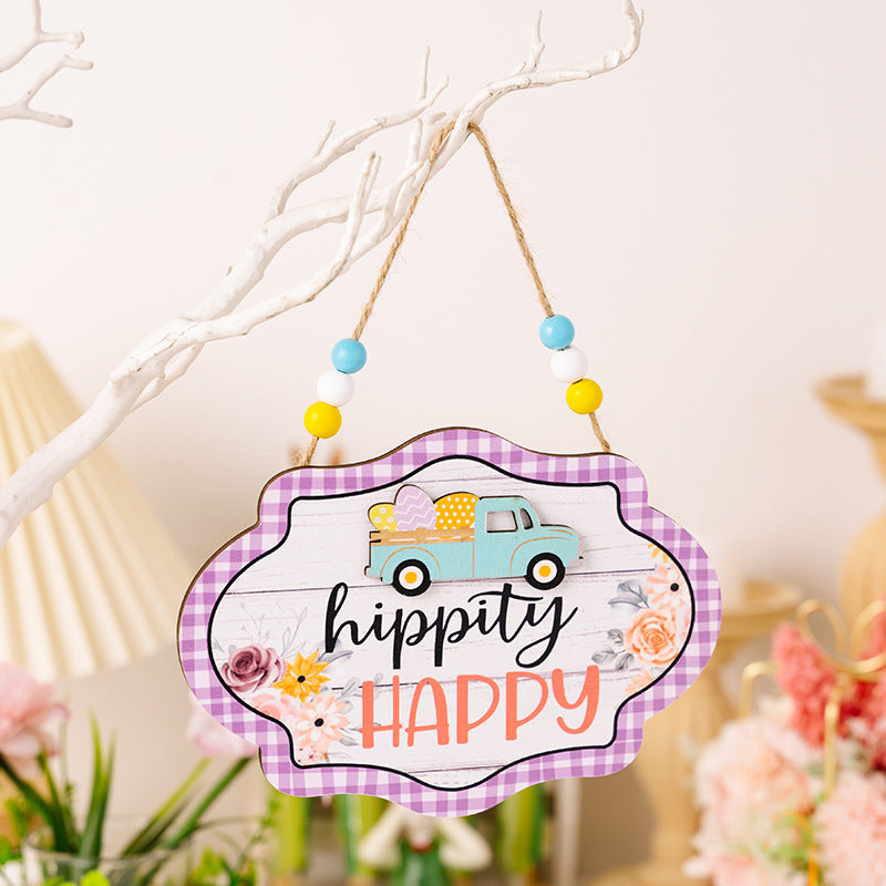 Easter Wooden Bead Hanging Widget - Flyclothing LLC