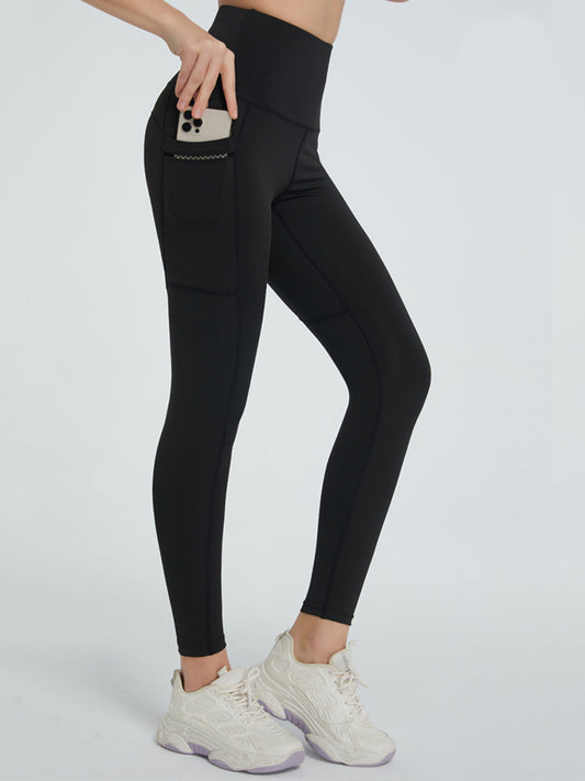 High Waist Active Leggings Trendsi