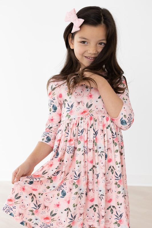 This Little Piggy Twirl Dress - Mila & Rose ®