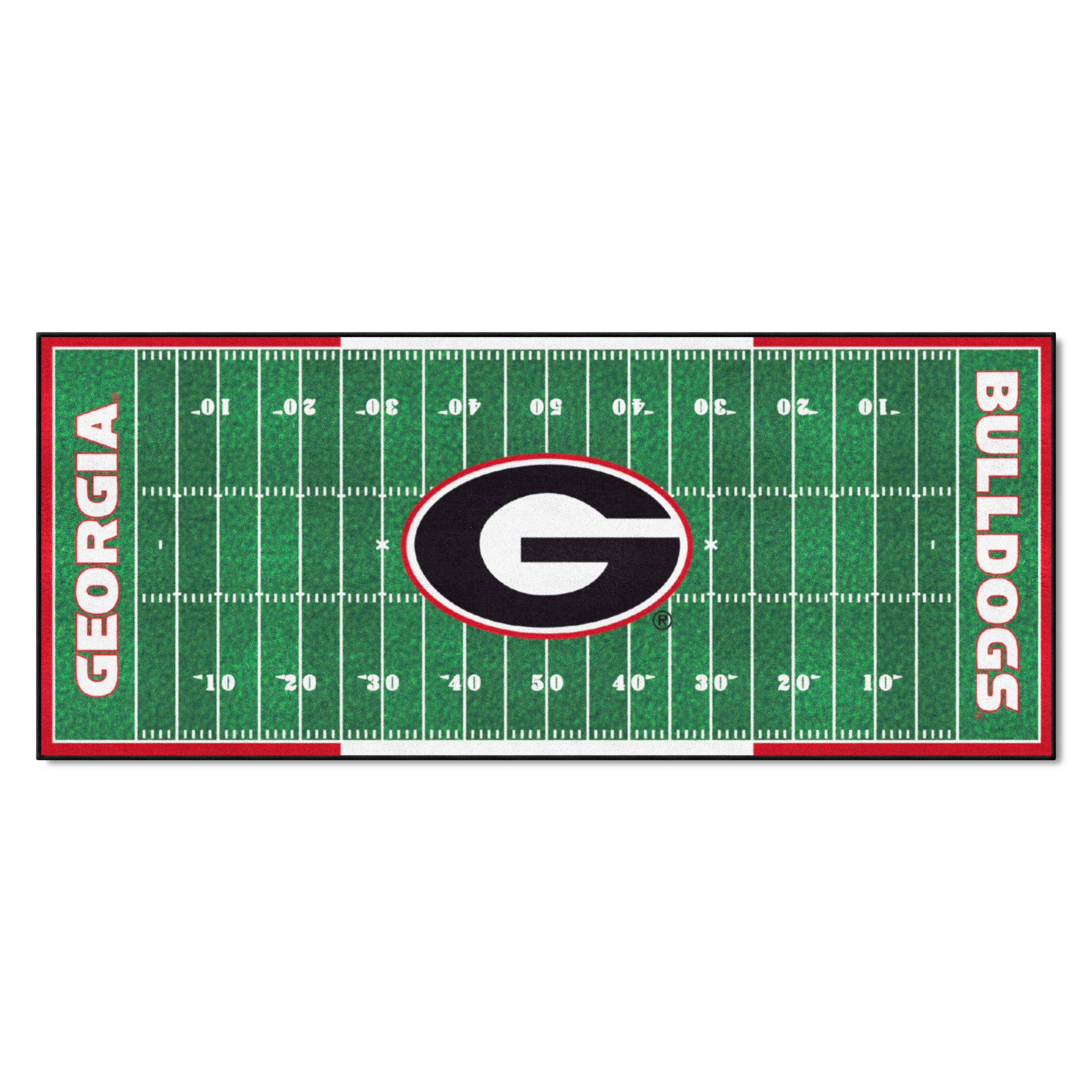 Georgia Bulldogs Field Runner Mat - 30in. x 72in.