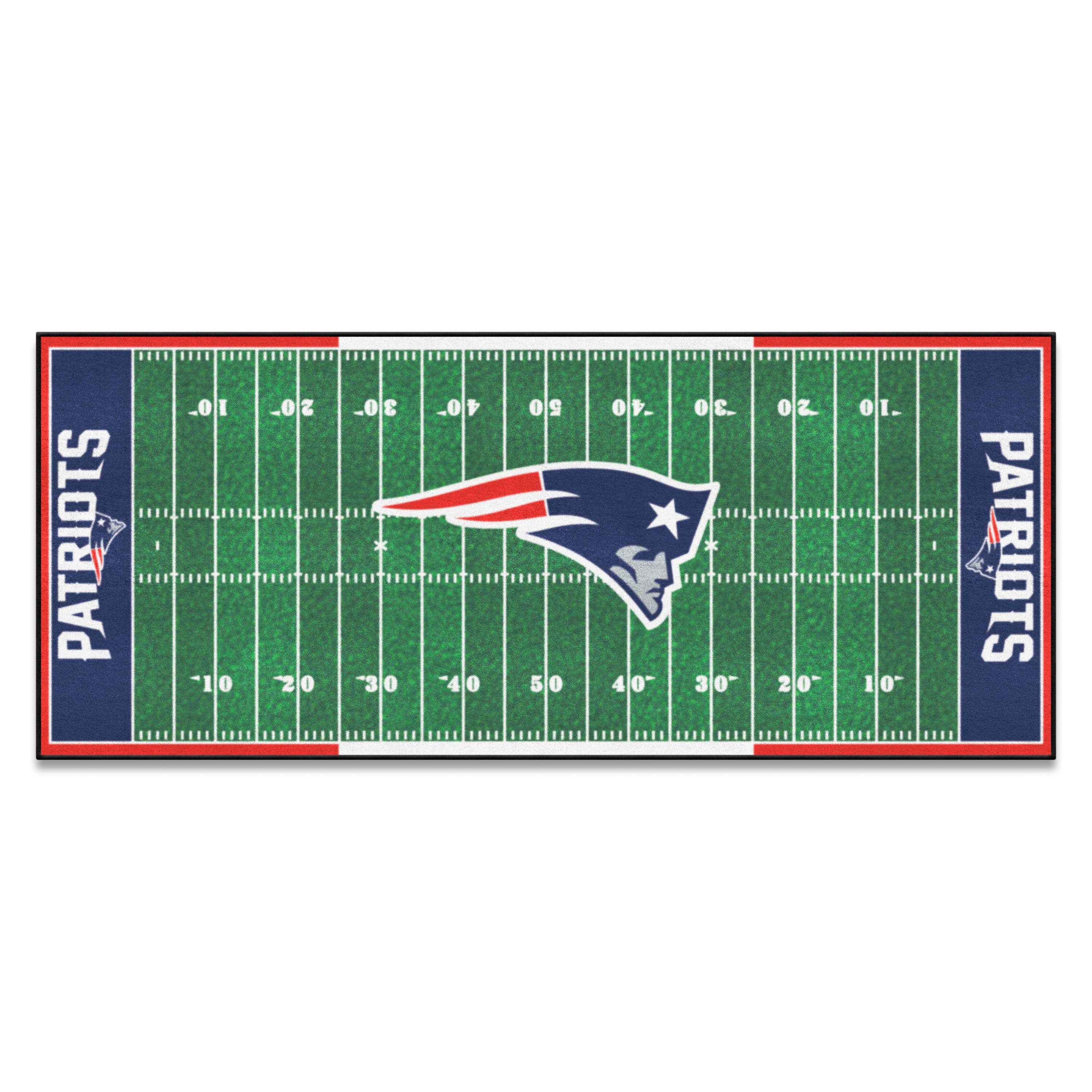 New England Patriots Field Runner Mat - 30in. x 72in. - New England Patriots