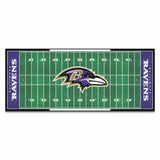 Baltimore Ravens Field Runner Mat - 30in. x 72in. - Baltimore Ravens