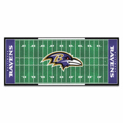 Baltimore Ravens Field Runner Mat - 30in. x 72in. - Baltimore Ravens