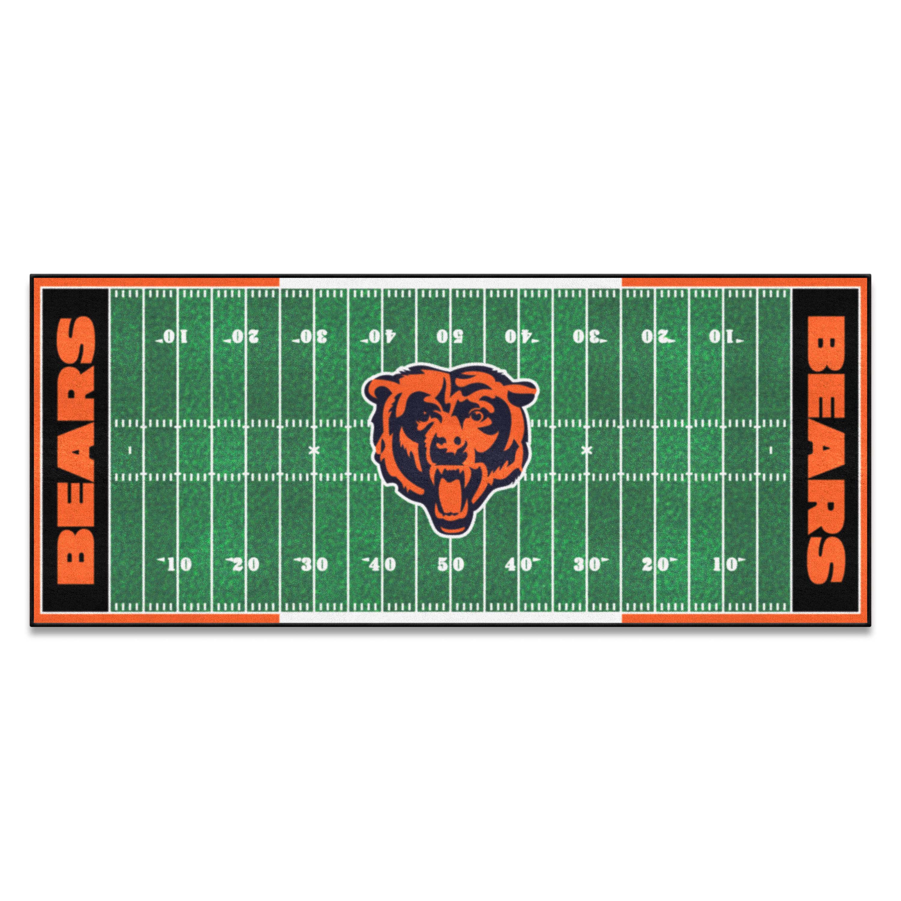 Chicago Bears Field Runner Mat - 30in. x 72in. - Chicago Bears