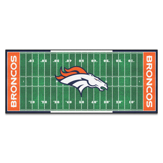 Denver Broncos Field Runner Mat - 30in. x 72in.