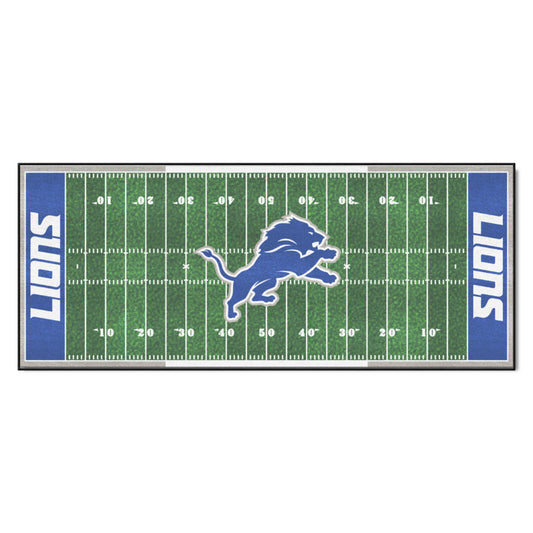 Detroit Lions Field Runner Mat - 30in. x 72in. - Detroit Lions