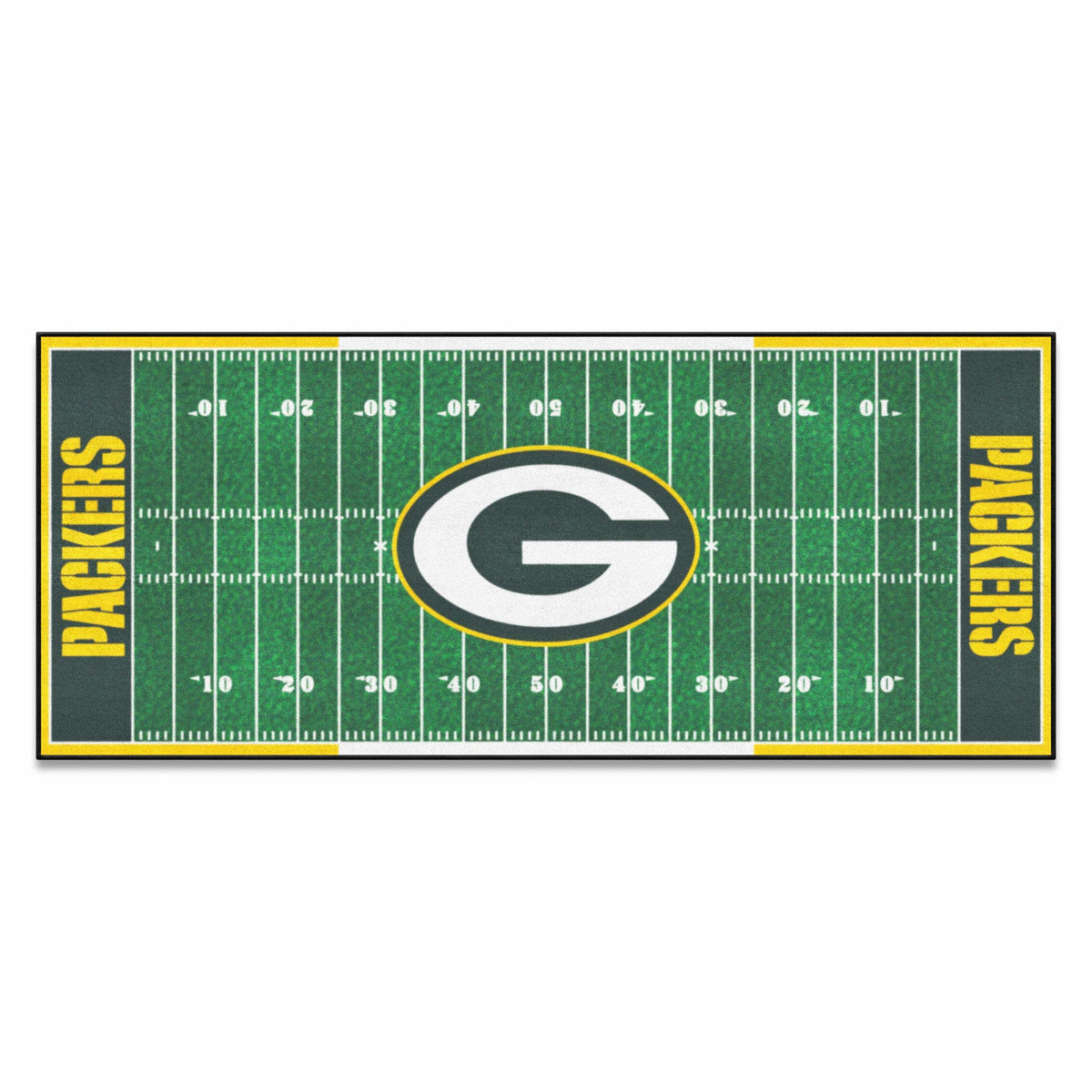 Green Bay Packers Field Runner Mat - 30in. x 72in. - Green Bay Packers